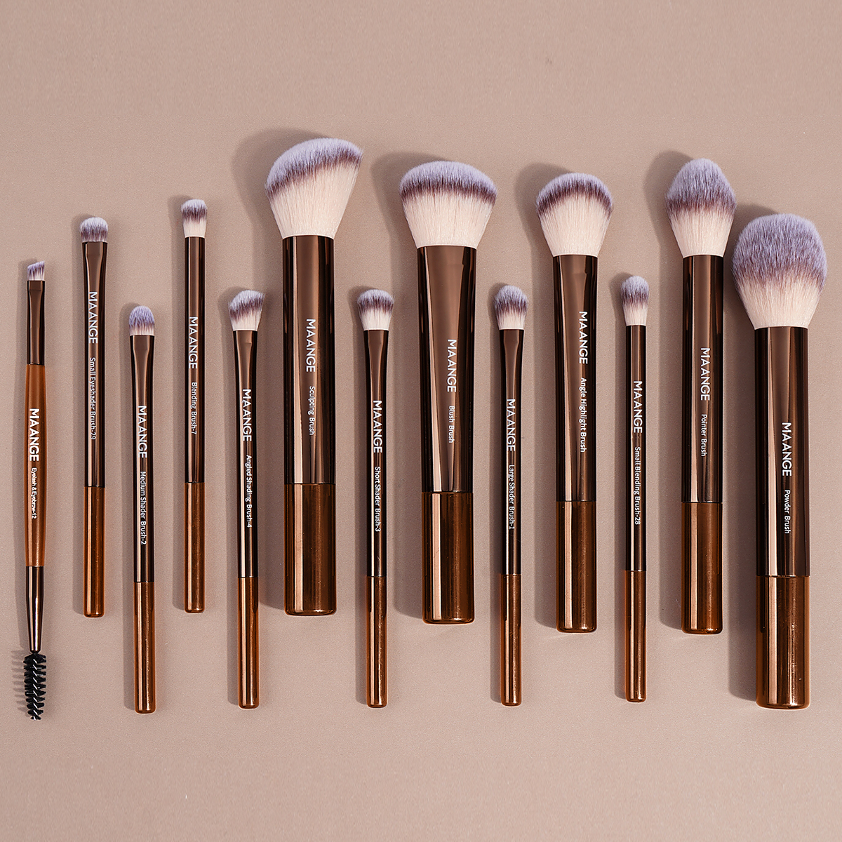 Huda Beauty Makeup Brush Set - 13pcs Makeup Brush Set Foundation Concealer