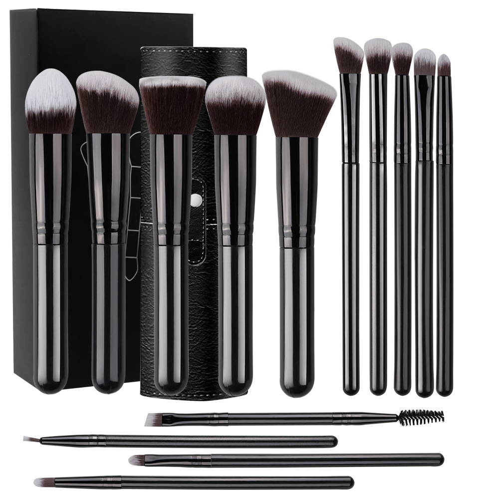 Huda Beauty Makeup Brush Set - NEW 14PCS Makeup Brushes Set Soft