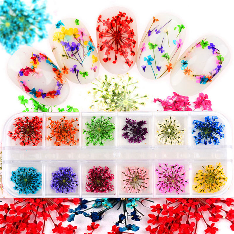 Beauty Real Makeup - 12 Colors 3D Nail Art Decoration