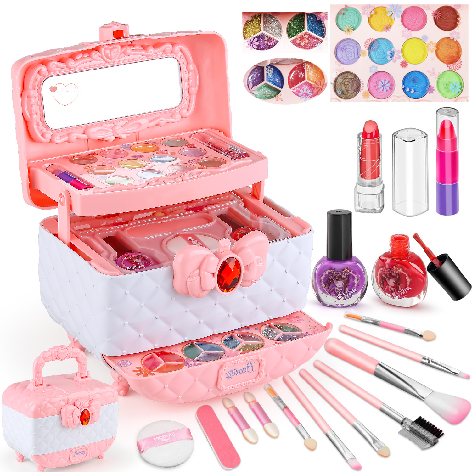 Beauty Makeup Kids - Kids Makeup Toy Kit for Girls,
