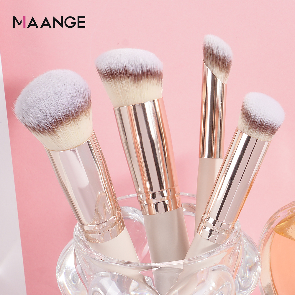 Huda Beauty Makeup Brush Set - MAANGE Gift Box 4 Pieces Face