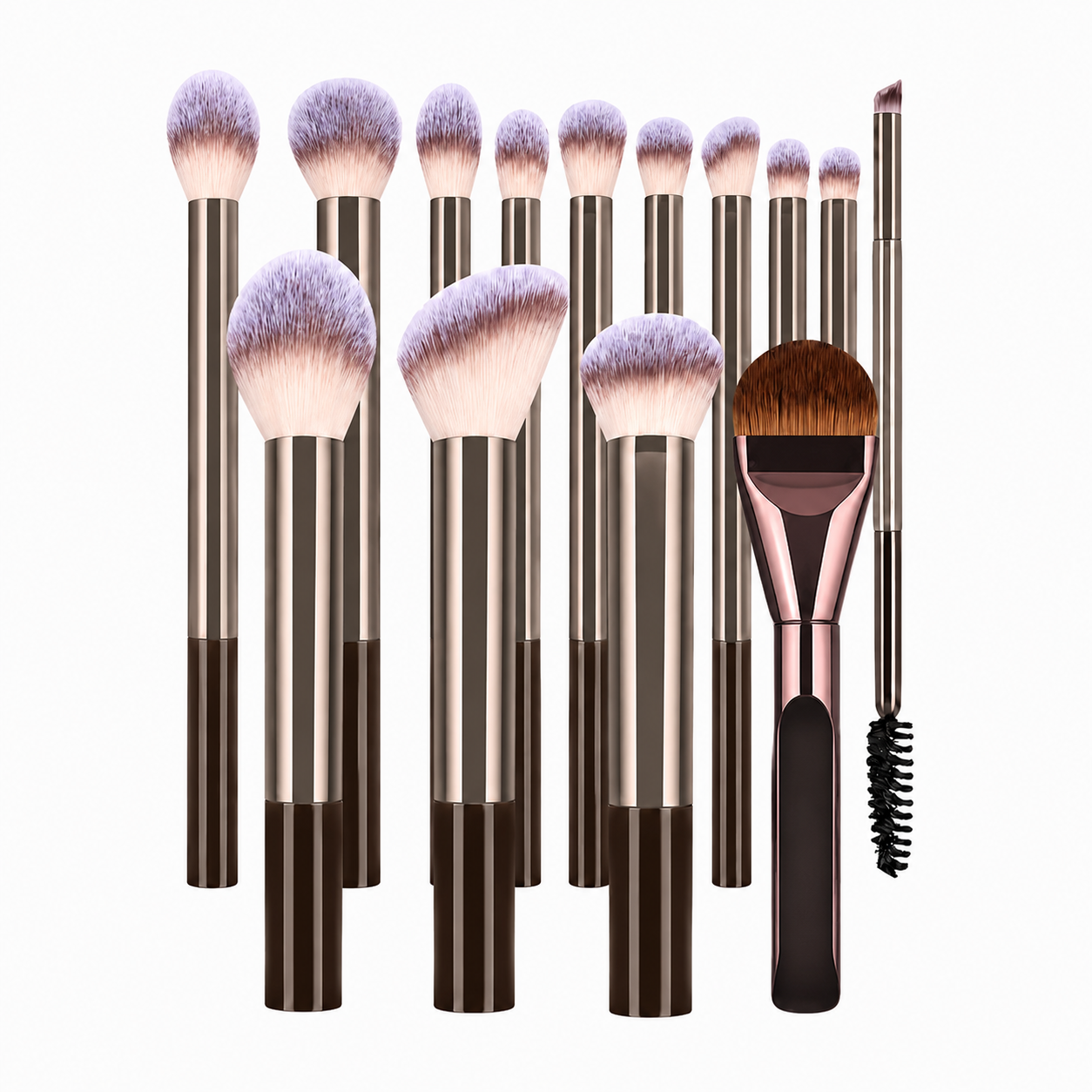 Huda Beauty Makeup Brush Set - 14PCS Makeup Brush Set Foundation Concealer