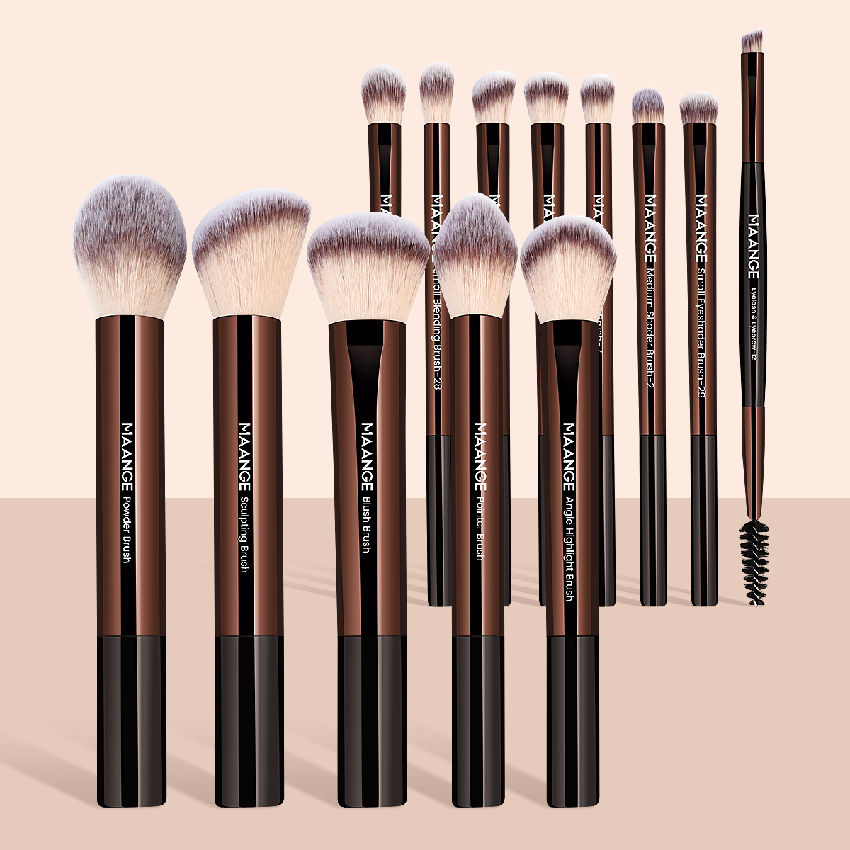 Huda Beauty Makeup Brush Set - MAANGE 13PCS Makeup Brush Set Foundation