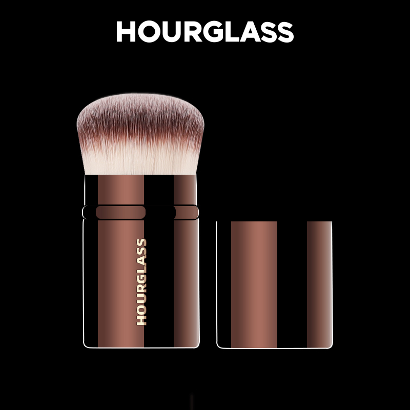 Huda Beauty Makeup Brush Set - Hourglass Makeup Brush- No.22 Retractable Blush