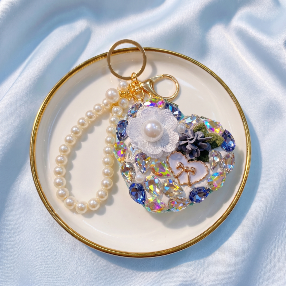 Beauty Makeup School - Beauty Mirror Keychain Folding Makeup Mirror
