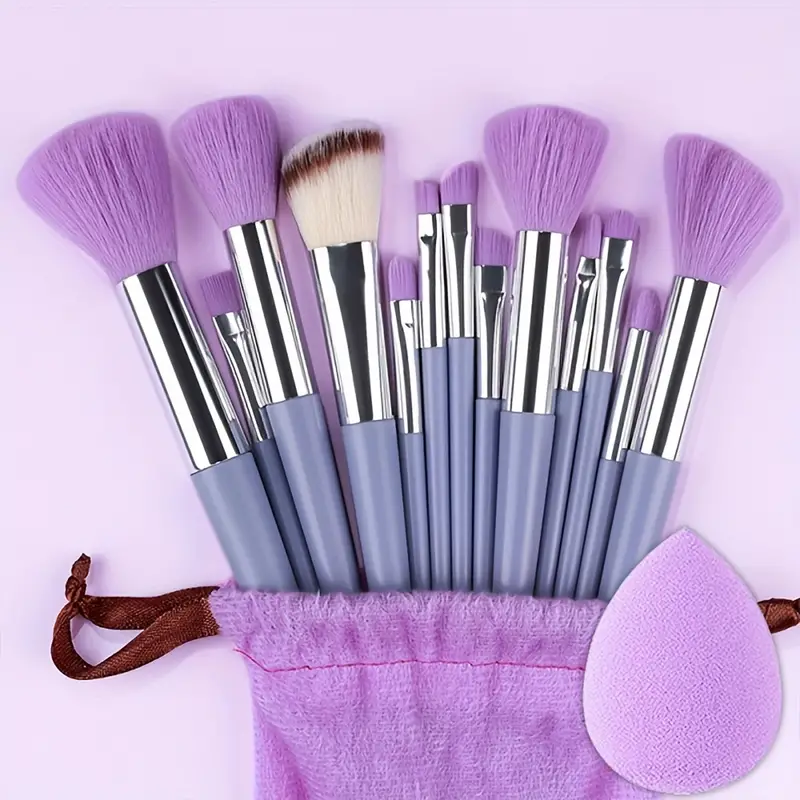 Huda Beauty Makeup Brush Set - Professiona 13PCS Makeup Brushes Set Foundation