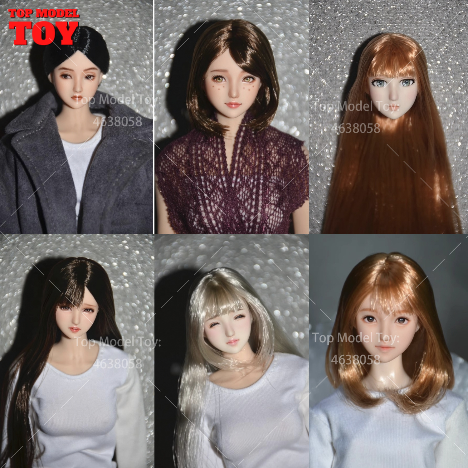 Beauty Real Makeup - 1/6 Customization Beauty Obitsu Head Sculpt