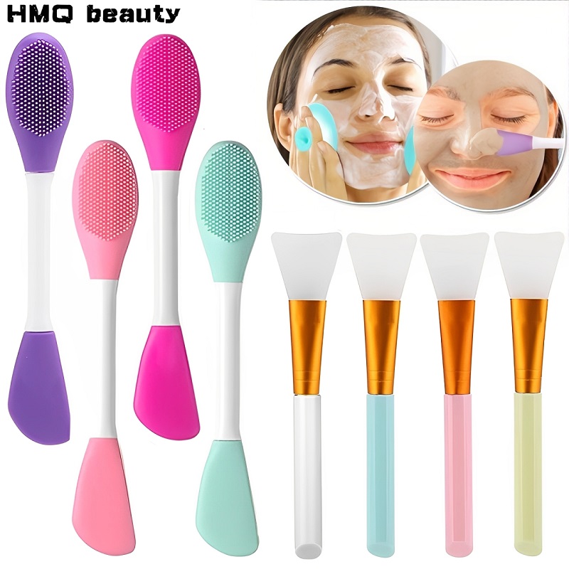 4pcs Silicone Face Brush Set D - Huda Beauty Makeup Brush Set review and price