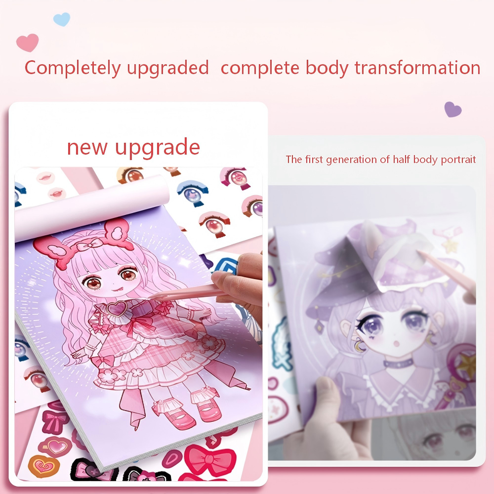 Super Cute Dress Up Stickers f - Beauty Makeup Kids review and price