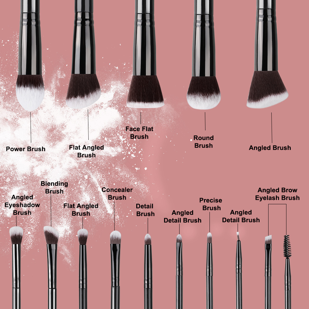 NEW 14PCS Makeup Brushes Set   - Huda Beauty Makeup Brush Set review and price