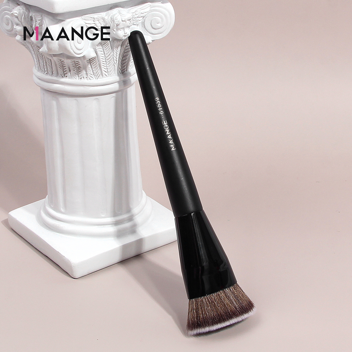MAANGE Single Flat Round Tube  - Huda Beauty Makeup Brush Set review and price