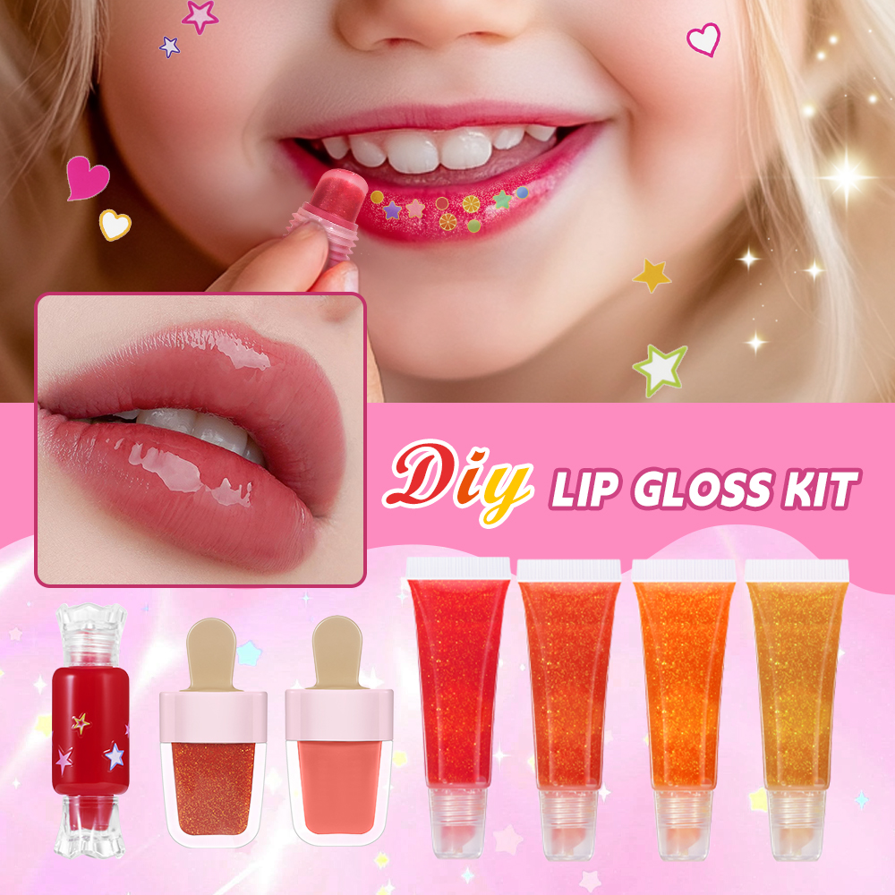 Lip Gloss Base Set Lip Gloss M - Beauty Makeup Kids review and price