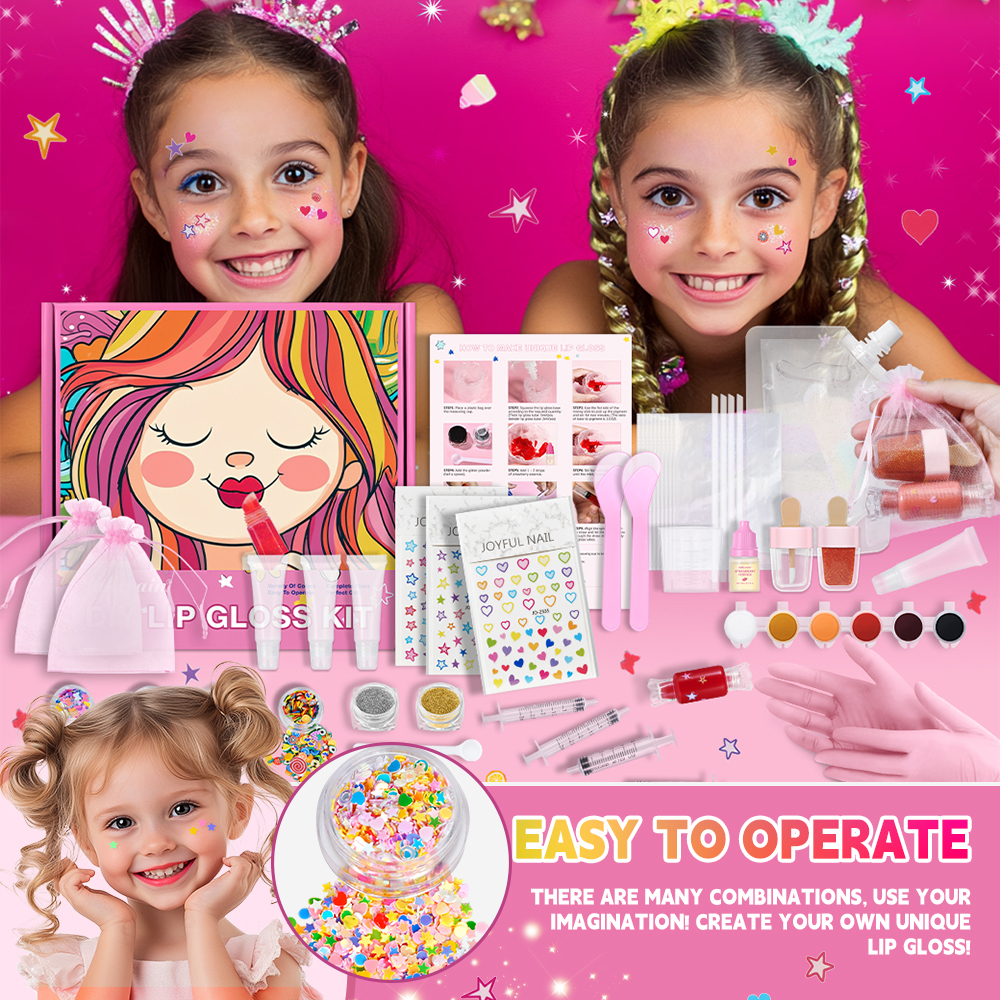 Lip Gloss Base Set Lip Gloss M - Beauty Makeup Kids review and price