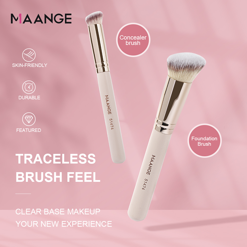 MAANGE Gift Box 4 Pieces Face  - Huda Beauty Makeup Brush Set review and price