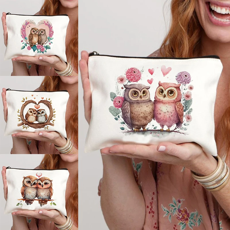 Owl's Love Make Up Bag Cosmeti - Beauty Makeup School review and price