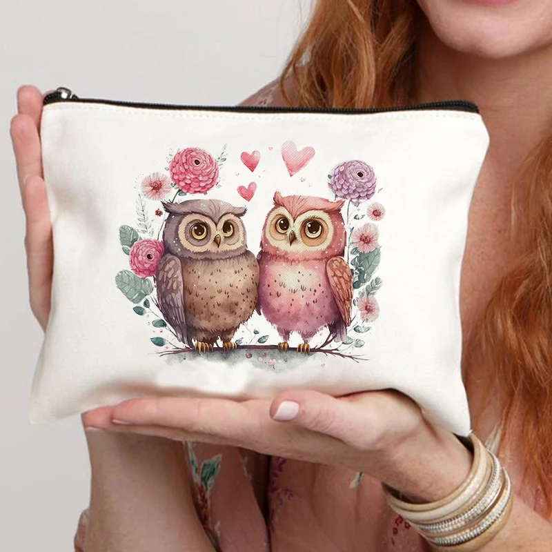 Owl's Love Make Up Bag Cosmeti - Beauty Makeup School review and price