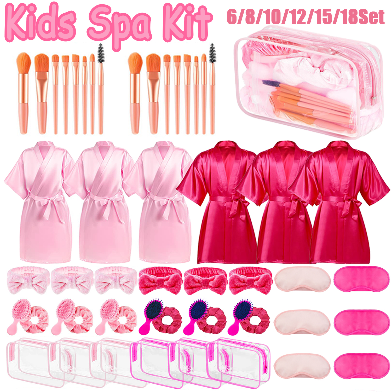6-18 Set Spa Party Robes for G - Beauty Makeup Kids review and price