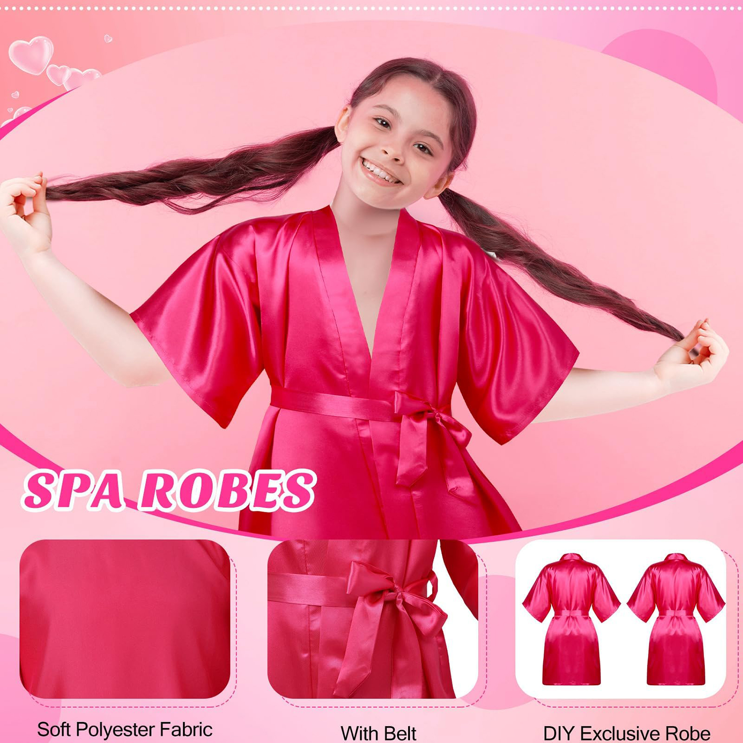 6-18 Set Spa Party Robes for G - Beauty Makeup Kids review and price