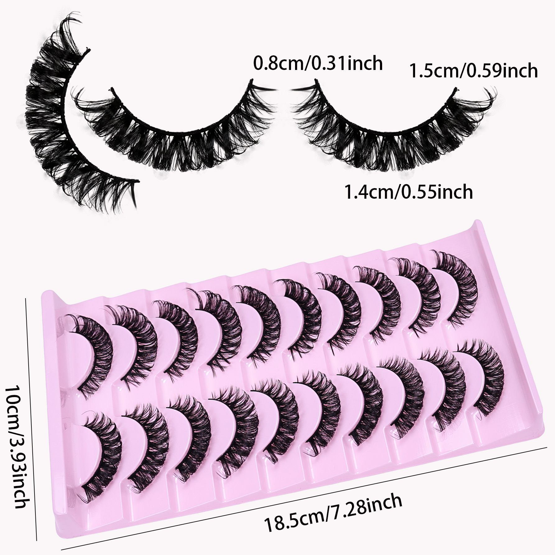 Russian Striped False Eyelashe - Beauty Makeup Design review and price