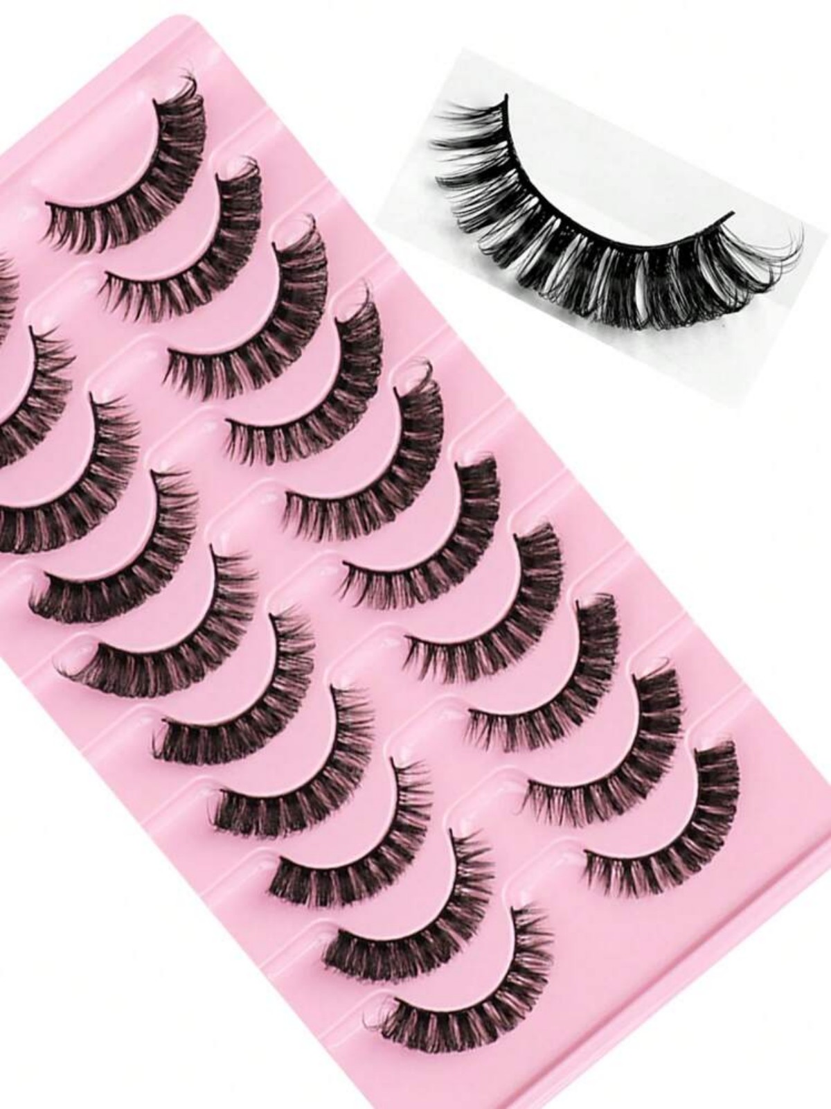 Russian Striped False Eyelashe - Beauty Makeup Design review and price