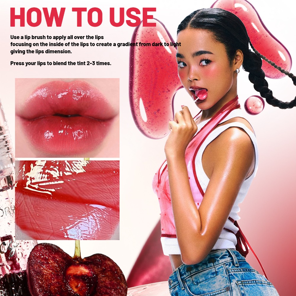 Glass Shine Lip Gloss Cherry J - Beauty Juice Makeup review and price