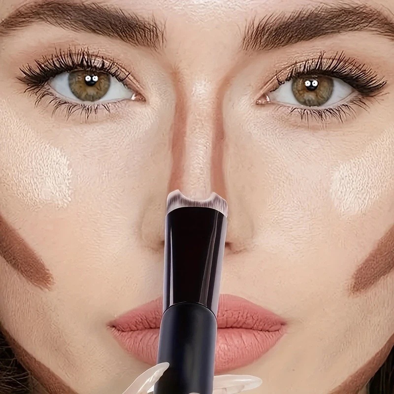U-Shaped Dual Head Makeup Brus - Huda Beauty Makeup Brush Set review and price