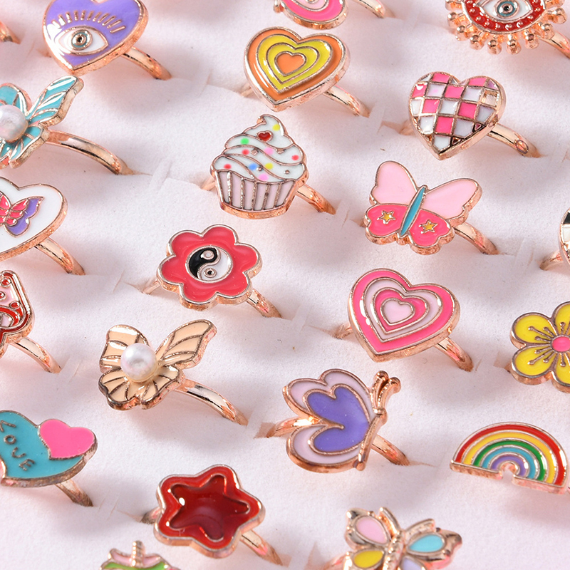 6/12/36pcs Adjustable Rings fo - Beauty Makeup Kids review and price