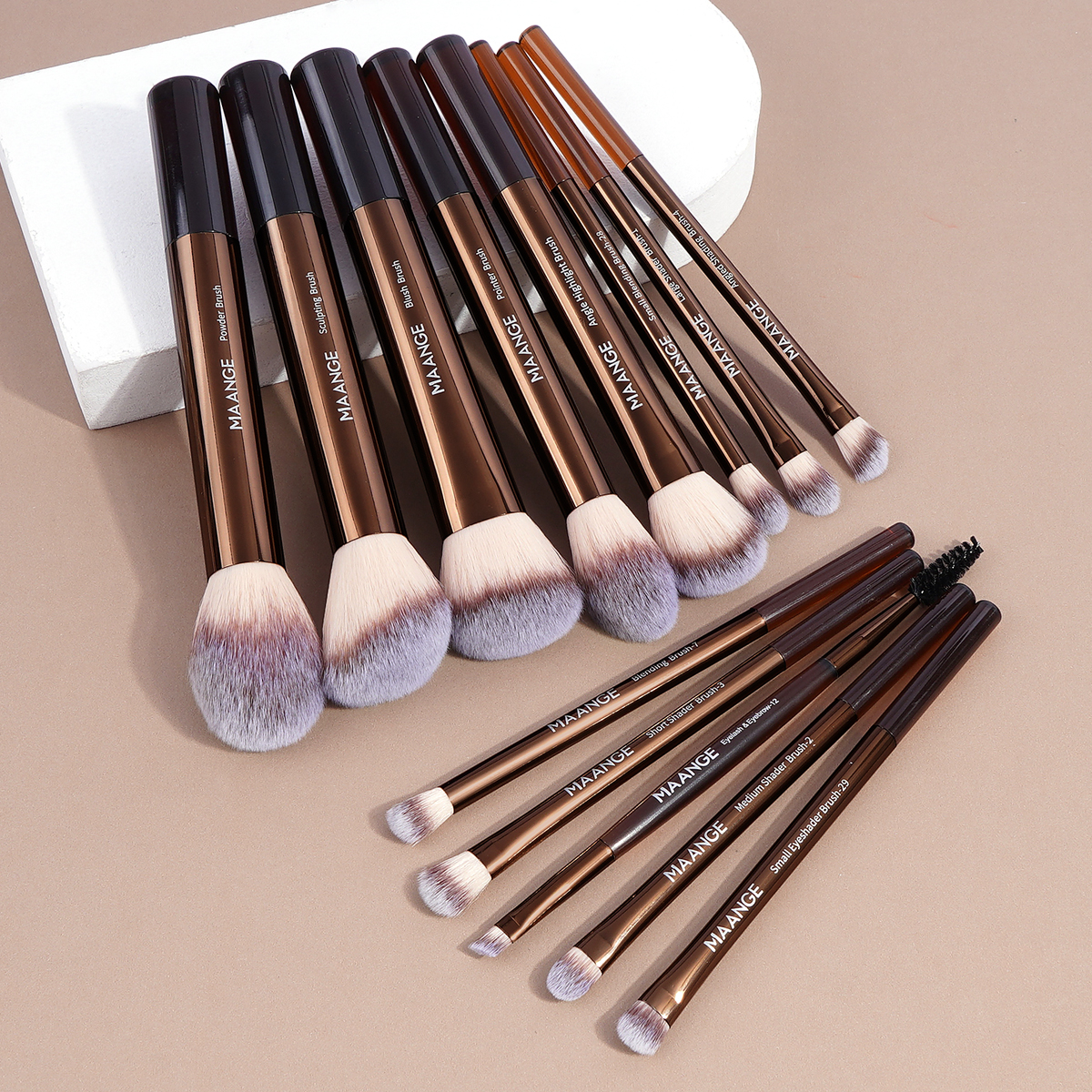 MAANGE 13PCS Makeup Brush Set  - Huda Beauty Makeup Brush Set review and price