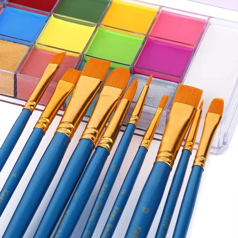 20 Colors Children's Adult Pai - Huda Beauty Makeup Brush Set review and price
