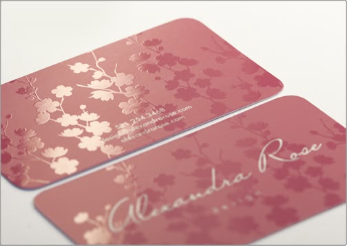 Custom Spot UV Business Cards  - Beauty Makeup Design review and price