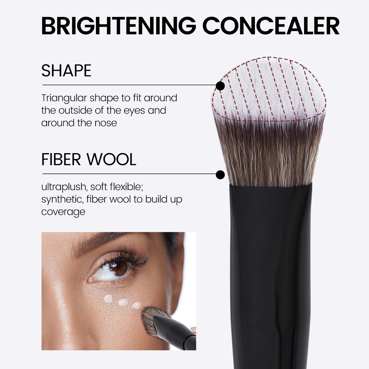 MAANGE 4pcs Main Makeup Brushe - Huda Beauty Makeup Brush Set review and price