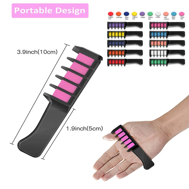 10PCS Children Multi Color Hai - Beauty Makeup Kids review and price