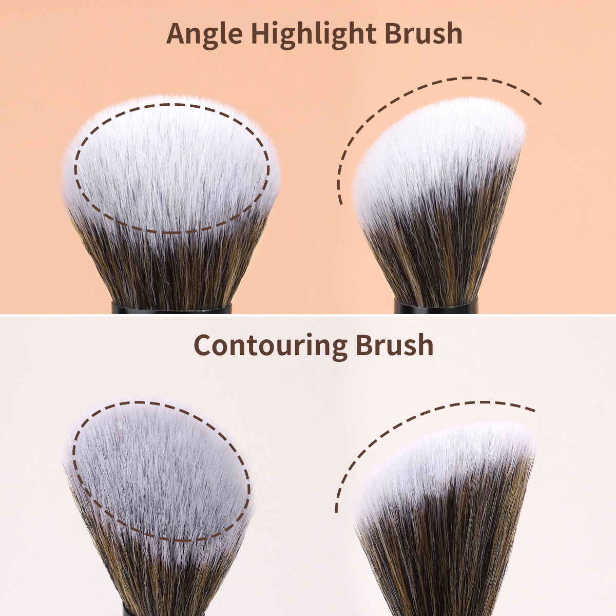 MAANGE Makeup Brushes Set 2pcs - Huda Beauty Makeup Brush Set review and price