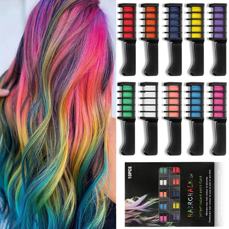 10PCS Children Multi Color Hai - Beauty Makeup Kids review and price