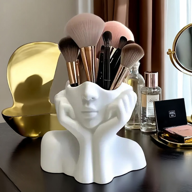 Face Shape Makeup Brush Holder - Beauty Makeup Design review and price