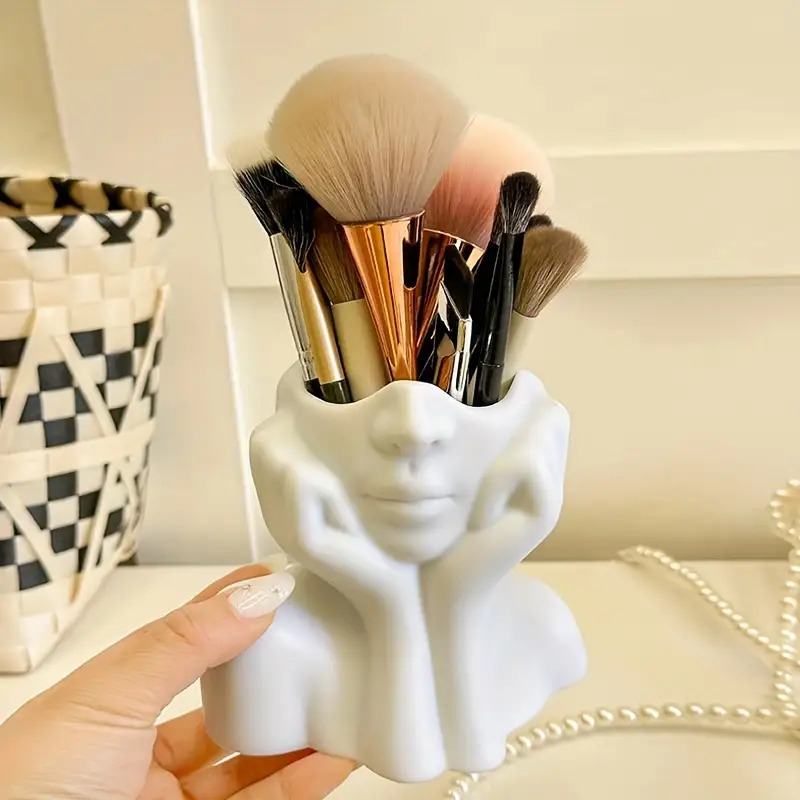 Face Shape Makeup Brush Holder - Beauty Makeup Design review and price