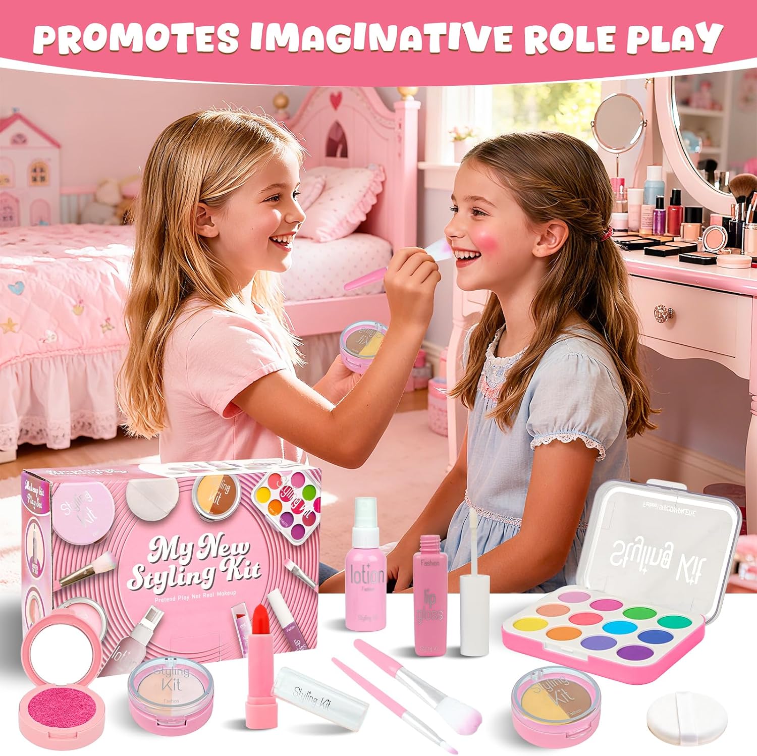 Girl's Makeup Toy Set Simulate - Beauty Real Makeup review and price