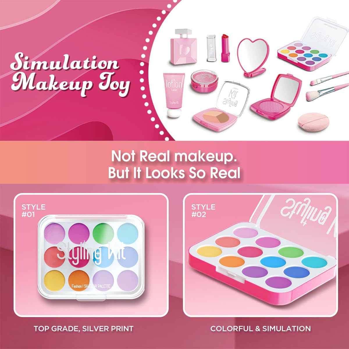 Girl's Makeup Toy Set Simulate - Beauty Real Makeup review and price
