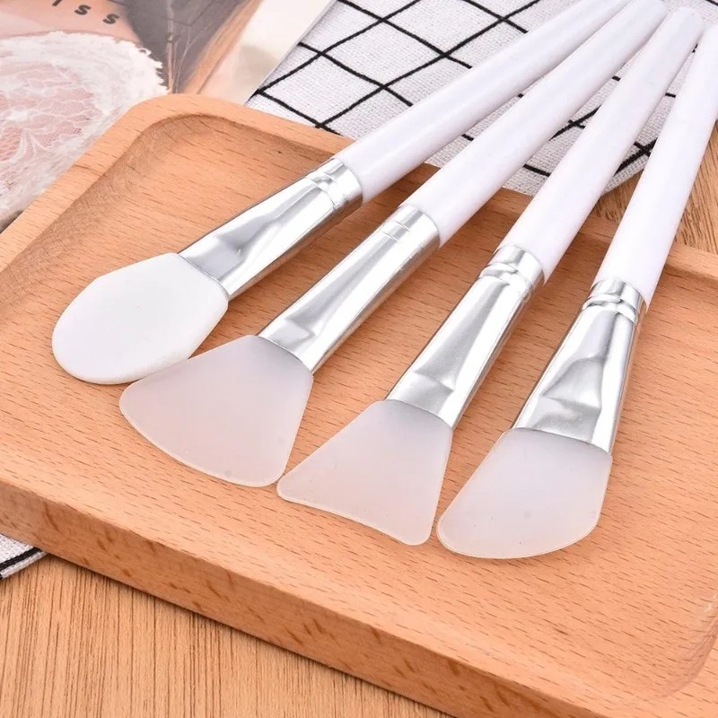 1/4Pcs Silicone Face Mask Brus - Huda Beauty Makeup Brush Set review and price
